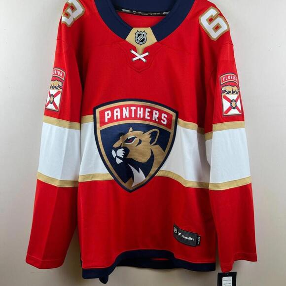 Fanatics Florida Panthers Brad Marchand #63 Red Jersey Men’s Size XL NHL New - Picture 1 of 9